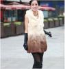 Lady Chain Belt hrom gomb kapucnis szrme mellny Kabt Beige