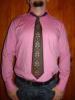 L-XL-es pink frfi ing, ajndk nyakkendvel.