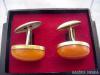 Art Deco Aranyozott Ezst Mz Brostynnal Mandzsetta Gomb