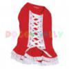Piros fzs ruha madeira fodorral D016