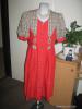 Trachten Mode piros dirndl ruha 42-s