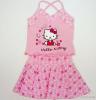 Asti Hello Kitty ktrszes virgos rzsaszn nyri ruha