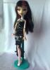 Ezst-fekete salsa ruha Monster High babkhoz(m69)