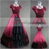 Piros ujjatlan ruha Gothic Lolita
