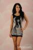 Fekete Mexton Disco Star Ruha