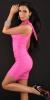 Elegns nyakpntos alkalmi ruha pink