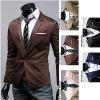 Frfi alkalmi 1 gomb blazer 5color V gallr