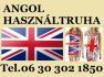 Hasznlt angol blsruha friss gyjtsbl elad