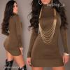 J! Khaki garbs kttt ruha tunika pulver M/L