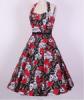 Skull and rose - rockabilly ruha