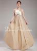 A Vonal Hercegn Egy vllas Fldig r Sifon Charmeuse Szalagavat Ruha Val Fodor Gyngydszts 018004859