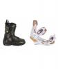 Burton Modern Snowboard Boots w/ Burton Escapade Bindings Natural White