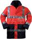 Hi-Way FLUO tlikabt, PIROS/KK, melegbls, ta bels, vzhatlan, fnyvisszaver cskok / Kzti eszkzk / Hi-Vz jl lthatsgi vdruhzat