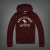 2013 Abercrombie and Fitch Frfi Kapucnis Pulver Q350 Burgundia