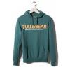 Pull and Bear sttzld feliratos frfi kapucnis pulver