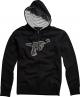 FOX 6 shooter Fleece zipp zras kapucnis pulver