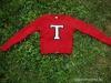 Tommy Hilfiger piros gyapjs pulver S-M