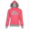 Lonsdale 2 stripe lny kapucnis pulver / pink-szrke