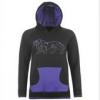 Lonsdale Large Logo fi kapucnis pulver / fekete-kk