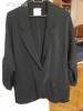 Stradivarius oversized nagy mret fekete blzer S